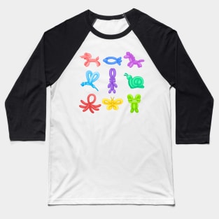 animals balloons collection Baseball T-Shirt